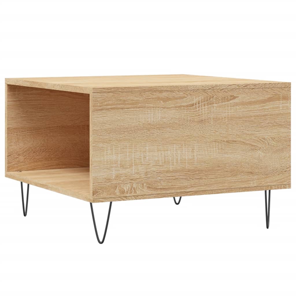 Coffee table, Sonoma oak, 55x55x36.5cm, engineered wood