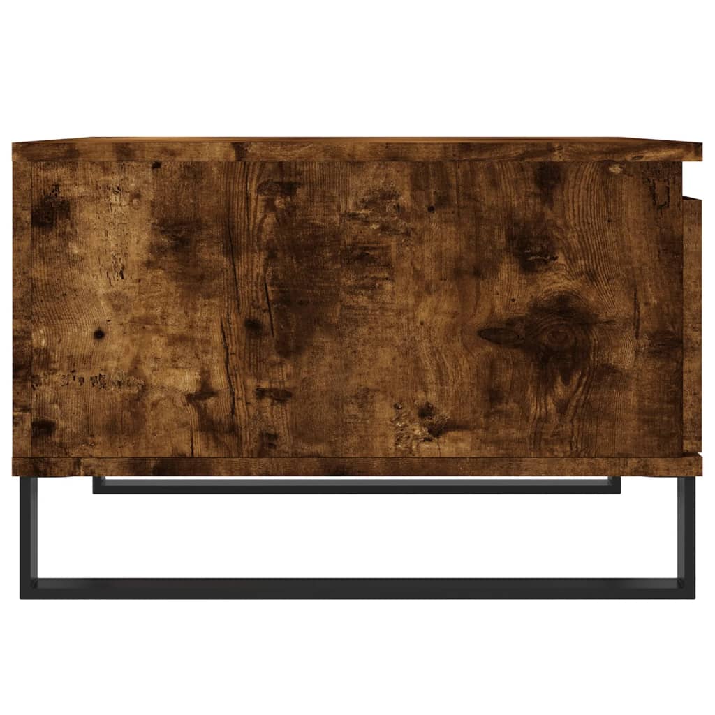 Coffee table, smoky oak, 55x55x36.5cm, engineered wood