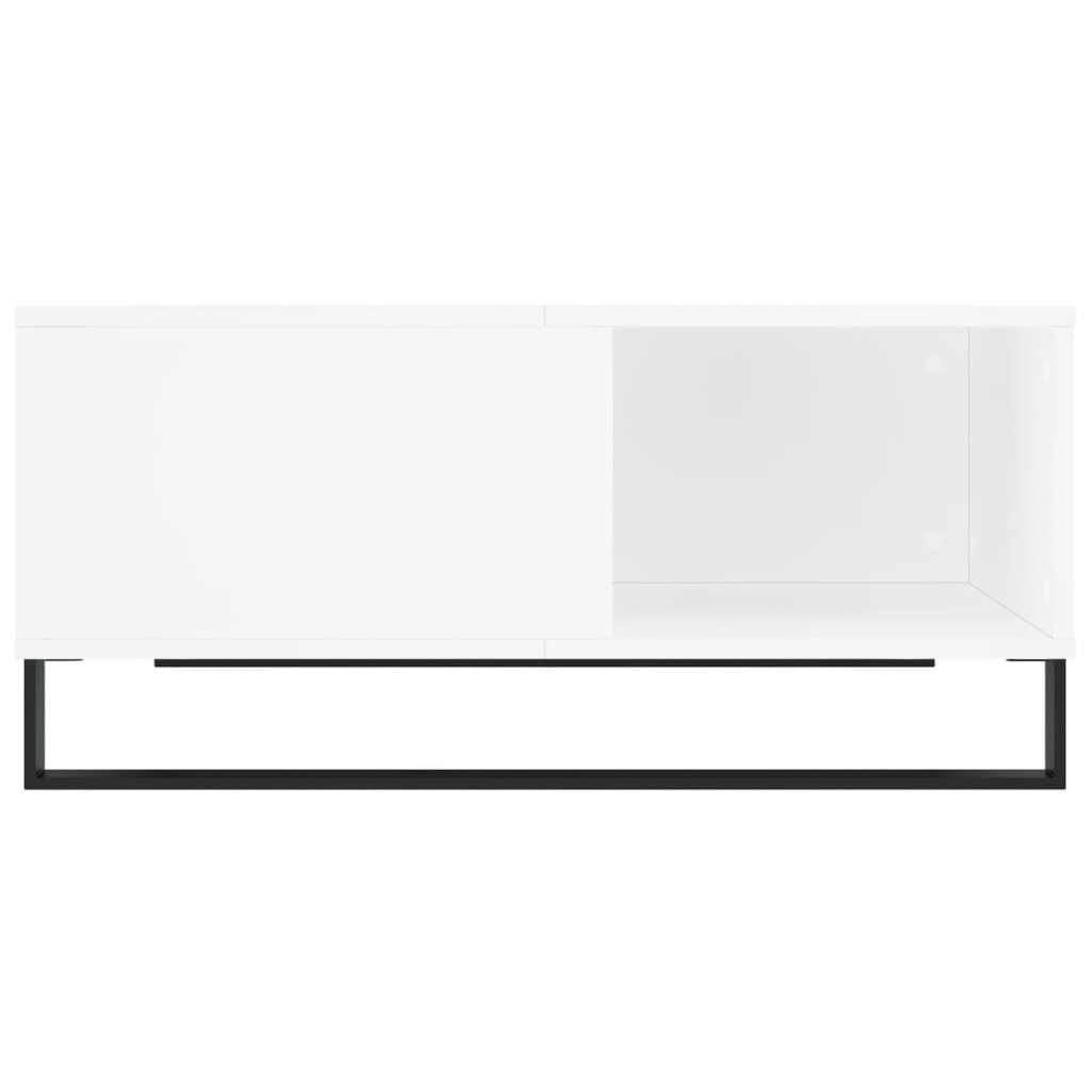 Coffee table, white, 80x80x36.5cm, engineered wood
