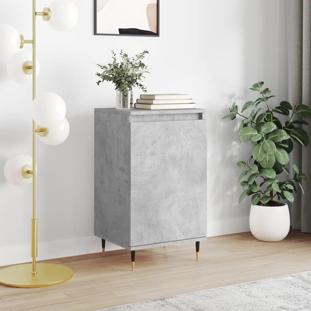 Side cabinet, concrete gray, 40x35x70cm, engineered wood