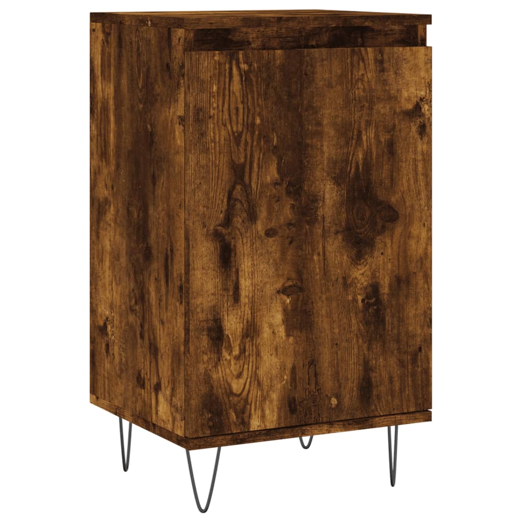 Sideboards, 2 pcs., smoked oak, 40x35x70cm, wood