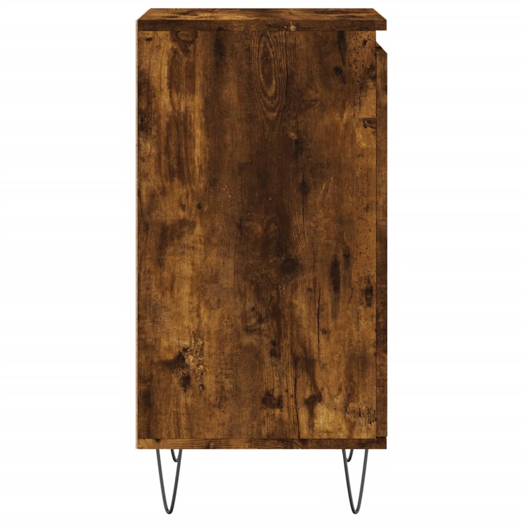 Sideboards, 2 pcs., smoked oak, 40x35x70cm, wood