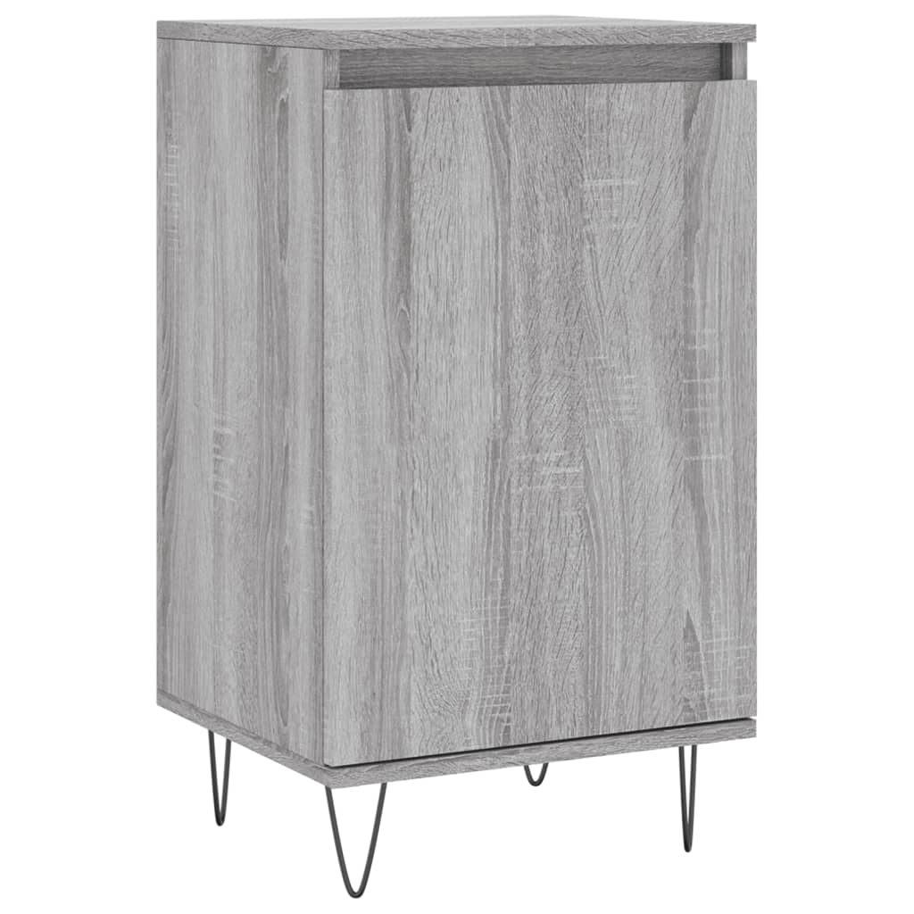 Side cabinets, 2 pcs., grey oak, 40x35x70cm, wood