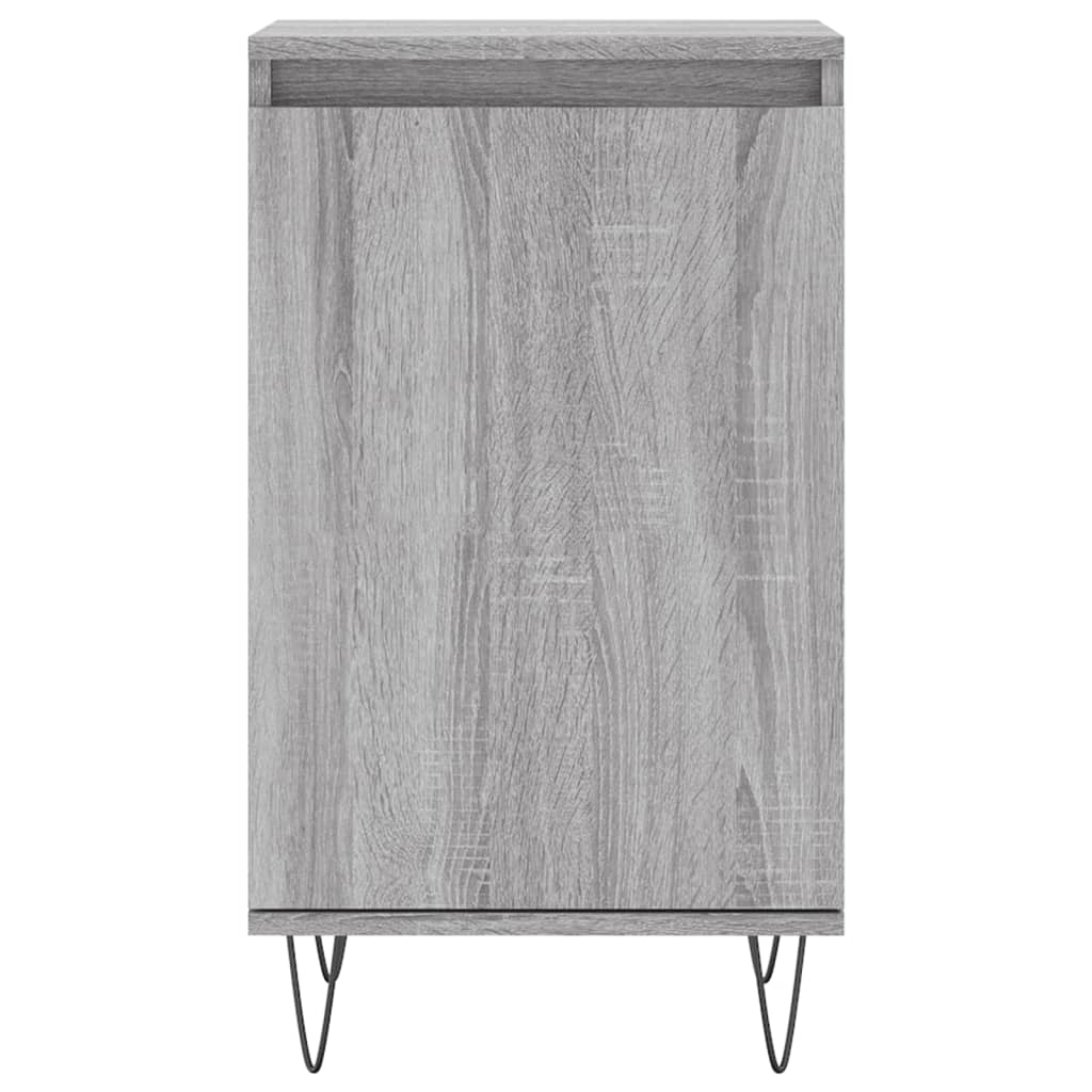Side cabinets, 2 pcs., grey oak, 40x35x70cm, wood