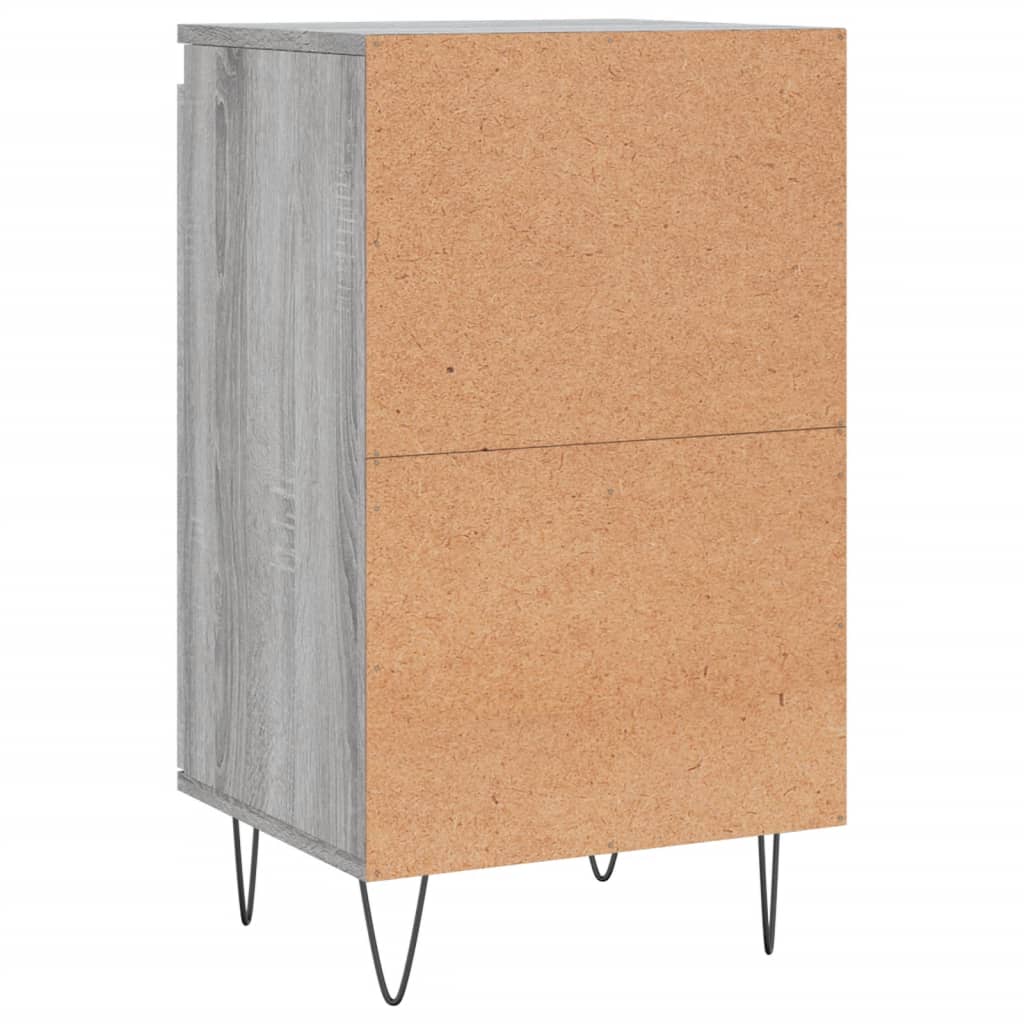 Side cabinets, 2 pcs., grey oak, 40x35x70cm, wood