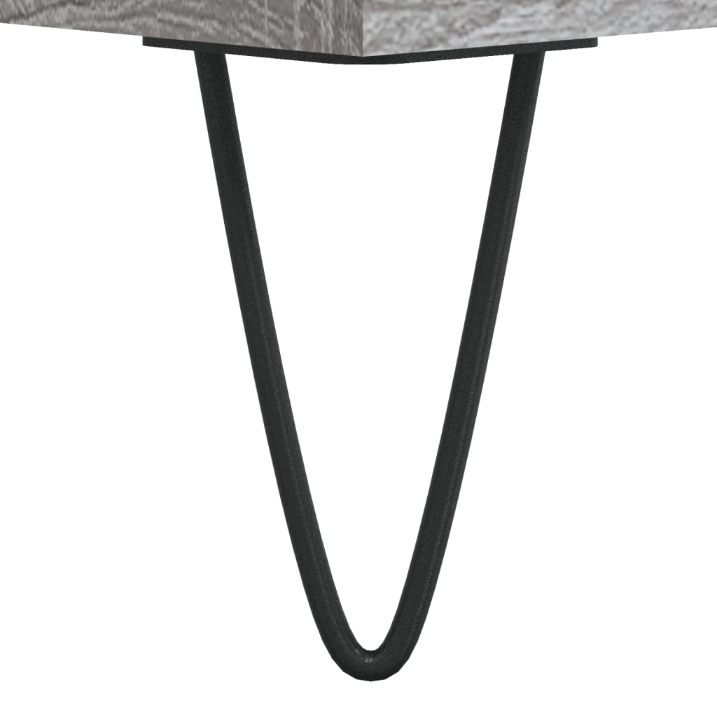 Side cabinets, 2 pcs., grey oak, 40x35x70cm, wood
