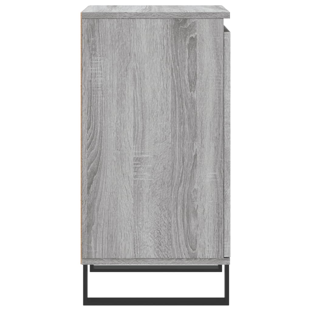 Šoninė spintelė, pilka ąžuolo, 40x35x70cm, apdirbta mediena