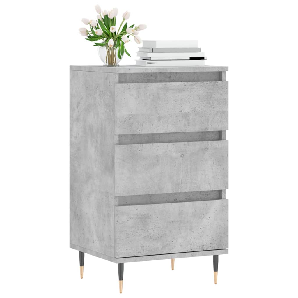 Side cabinet, concrete gray, 40x35x70cm, engineered wood