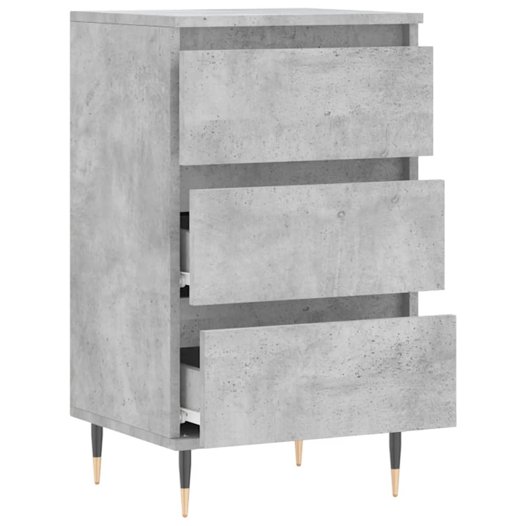 Side cabinet, concrete gray, 40x35x70cm, engineered wood