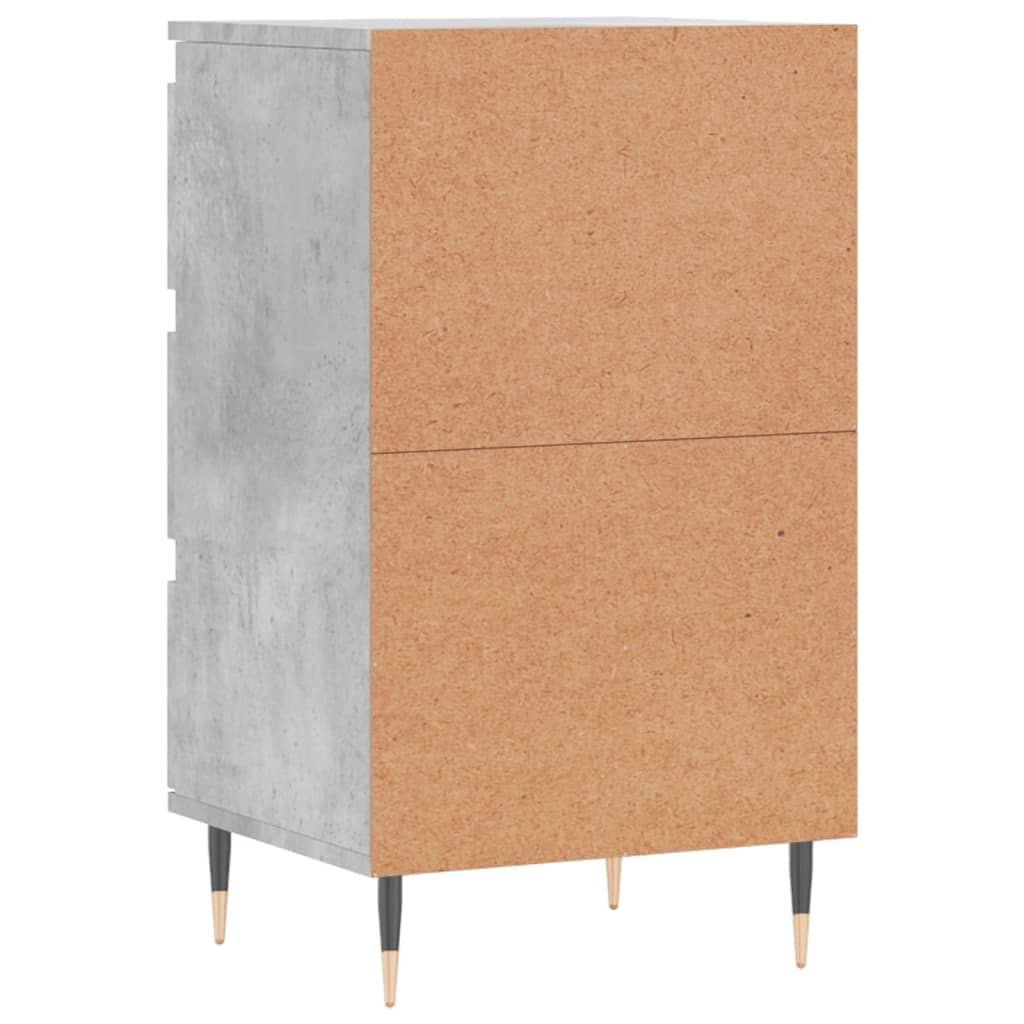 Side cabinet, concrete gray, 40x35x70cm, engineered wood