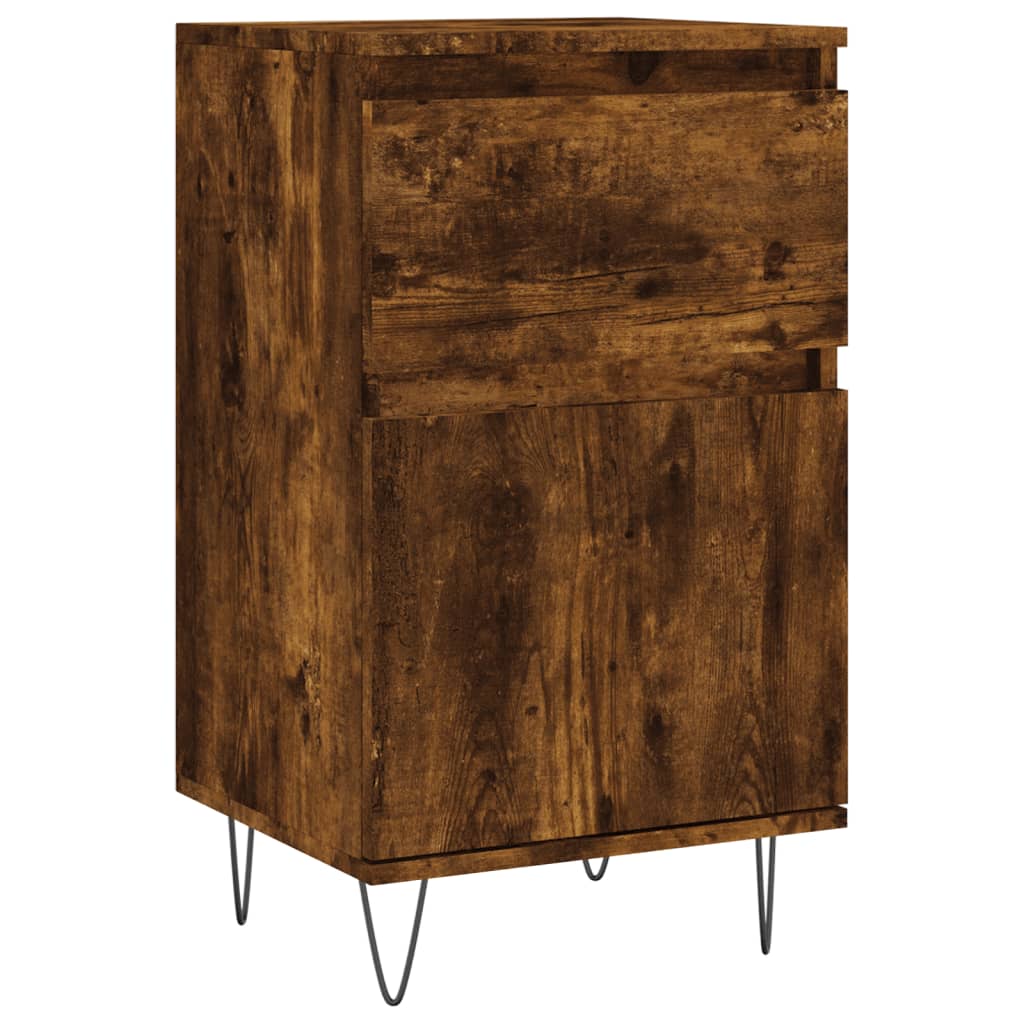 Sideboards, 2 pcs., smoked oak, 40x35x70cm, wood