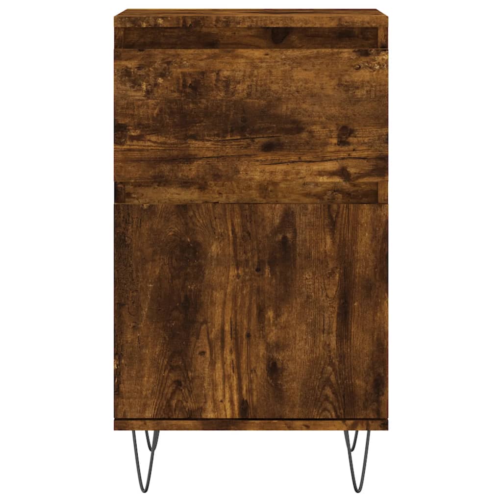 Sideboards, 2 pcs., smoked oak, 40x35x70cm, wood