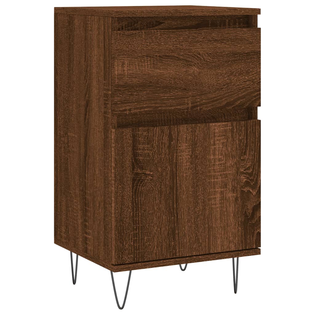 Side cabinets, 2 pcs., brown oak, 40x35x70 cm, wood