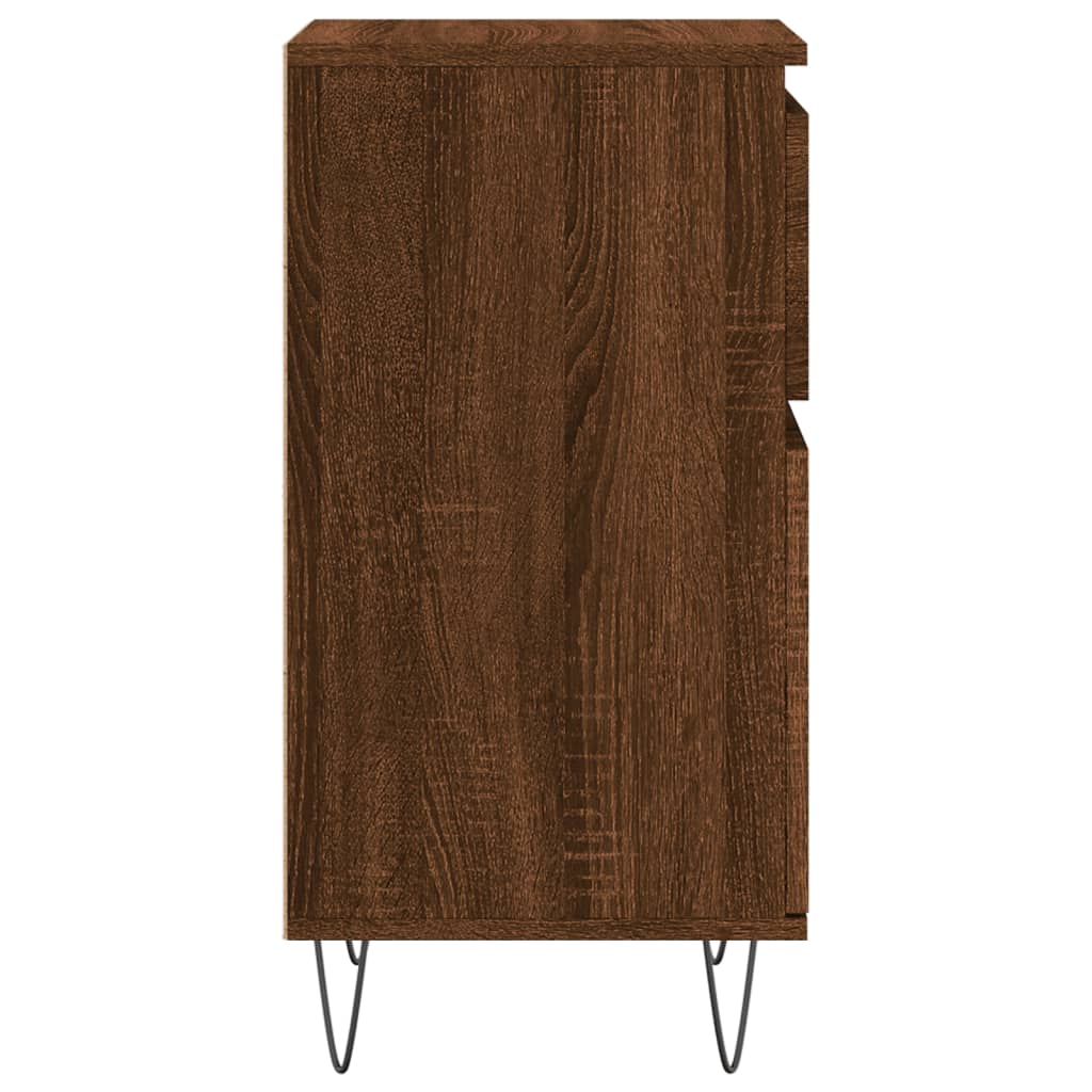 Side cabinets, 2 pcs., brown oak, 40x35x70 cm, wood