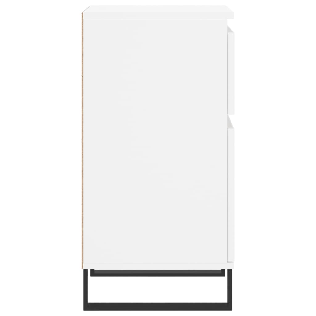 Side cabinet, white, 40x35x70cm, engineered wood