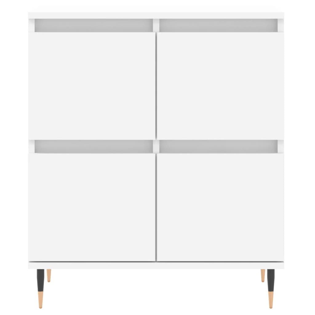 Side cabinet, white, 60x35x70cm, engineered wood