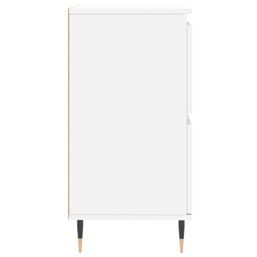 Side cabinet, white, 60x35x70cm, engineered wood