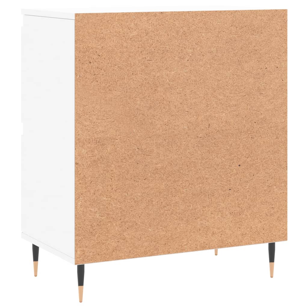 Side cabinet, white, 60x35x70cm, engineered wood