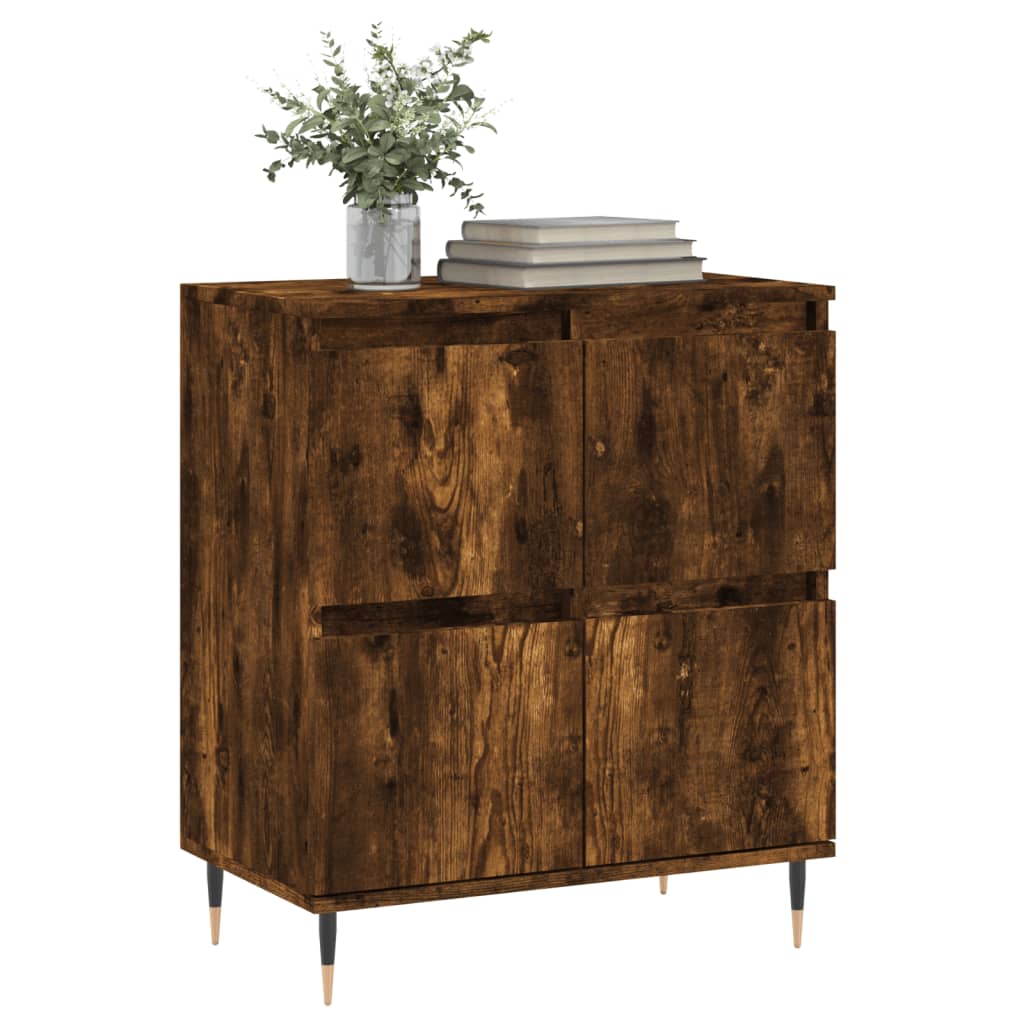 Sideboard, smoky oak, 60x35x70cm, engineered wood
