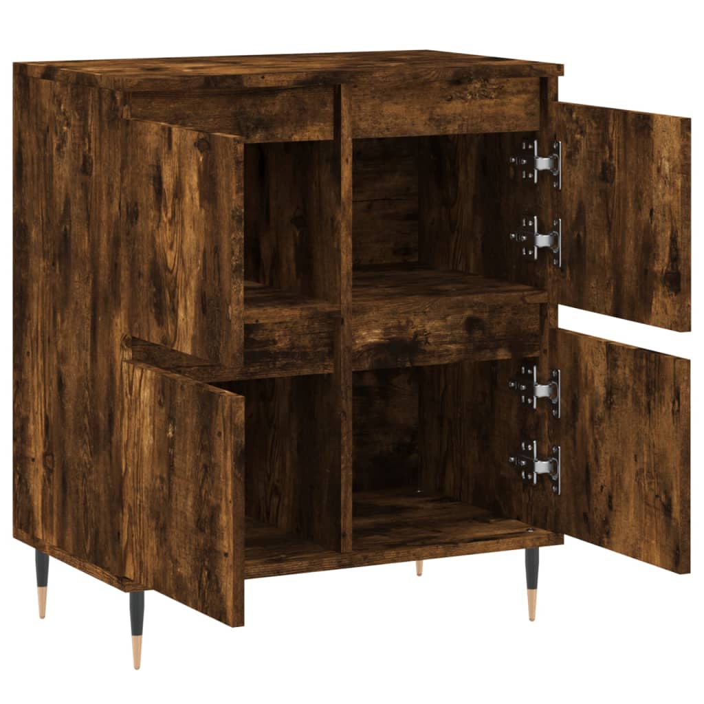 Sideboard, smoky oak, 60x35x70cm, engineered wood