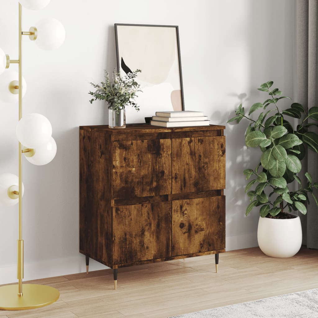 Sideboard, smoky oak, 60x35x70cm, engineered wood