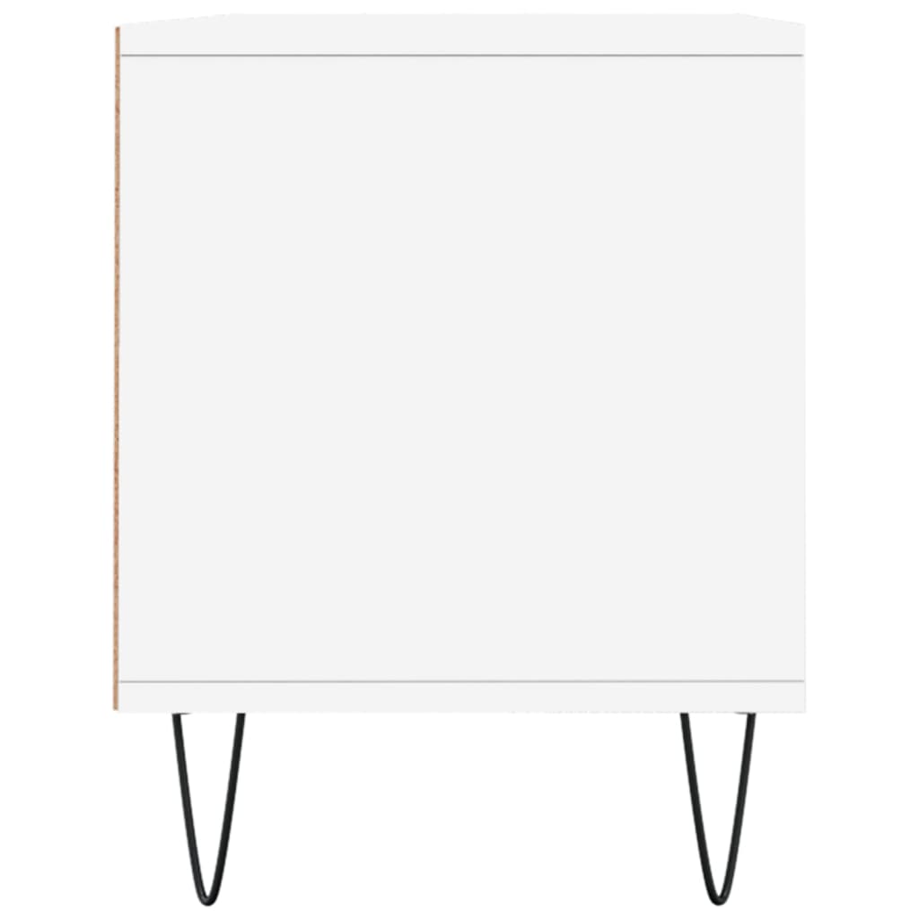 TV stand, white, 100x34.5x44.5cm, wood