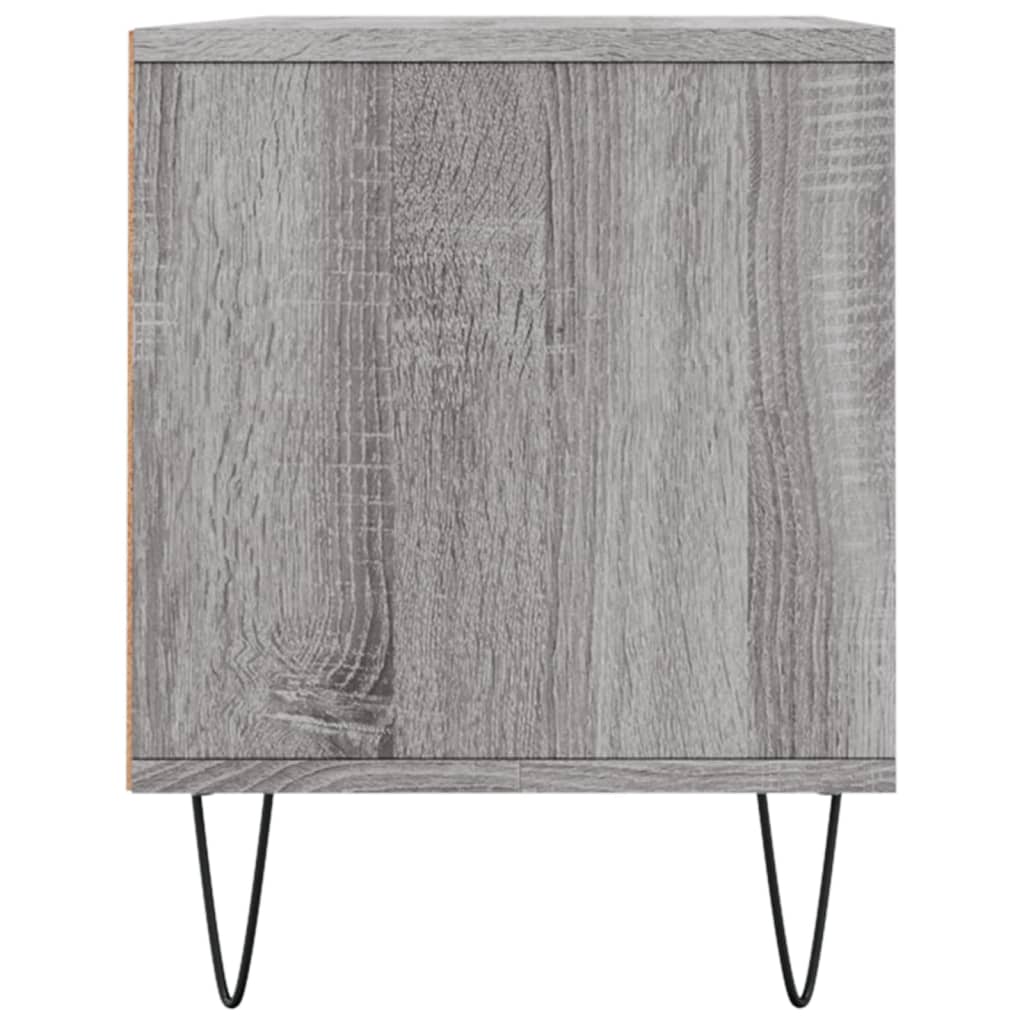 Televizora skapītis, pelēks ozols, 100x34,5x44,5cm, koks
