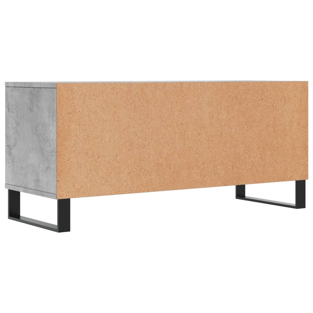 TV cabinet, concrete grey, 100x34.5x44.5cm, wood
