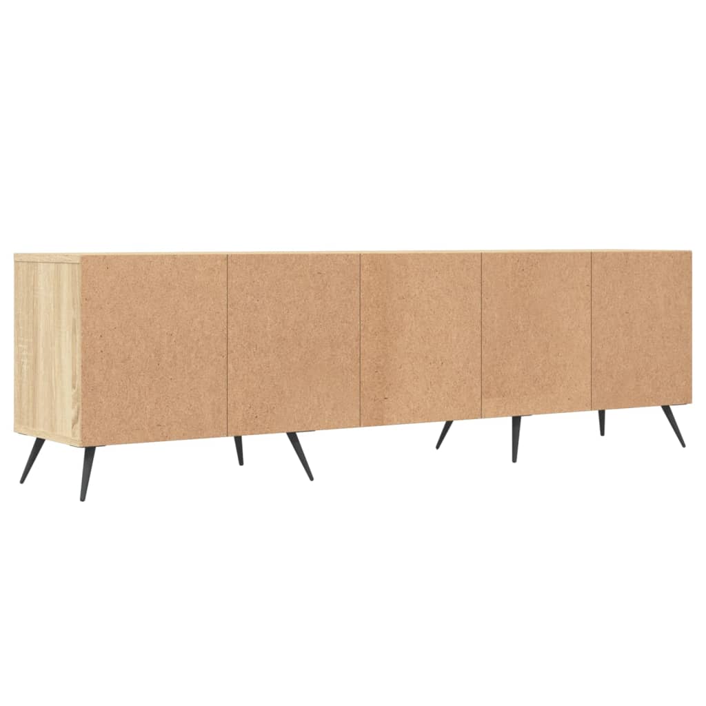 Televizora skapītis, ozols, 150x30x44,5cm, apstrādāta koksne