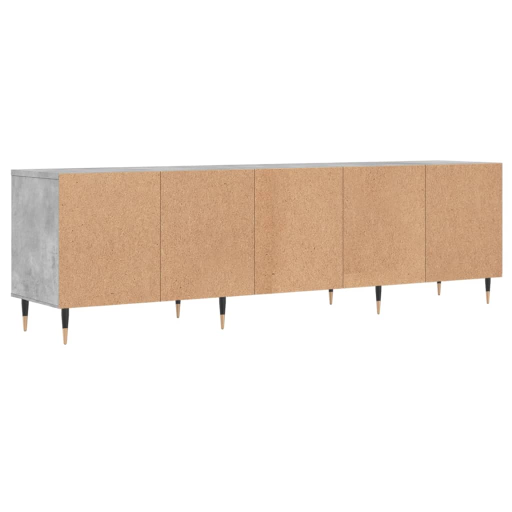 Televizoriaus spintelė, betono pilka, 150x30x44,5cm, mediena
