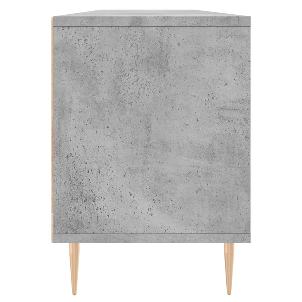 TV skapītis, betona pelēks, 150x30x44,5cm, koks