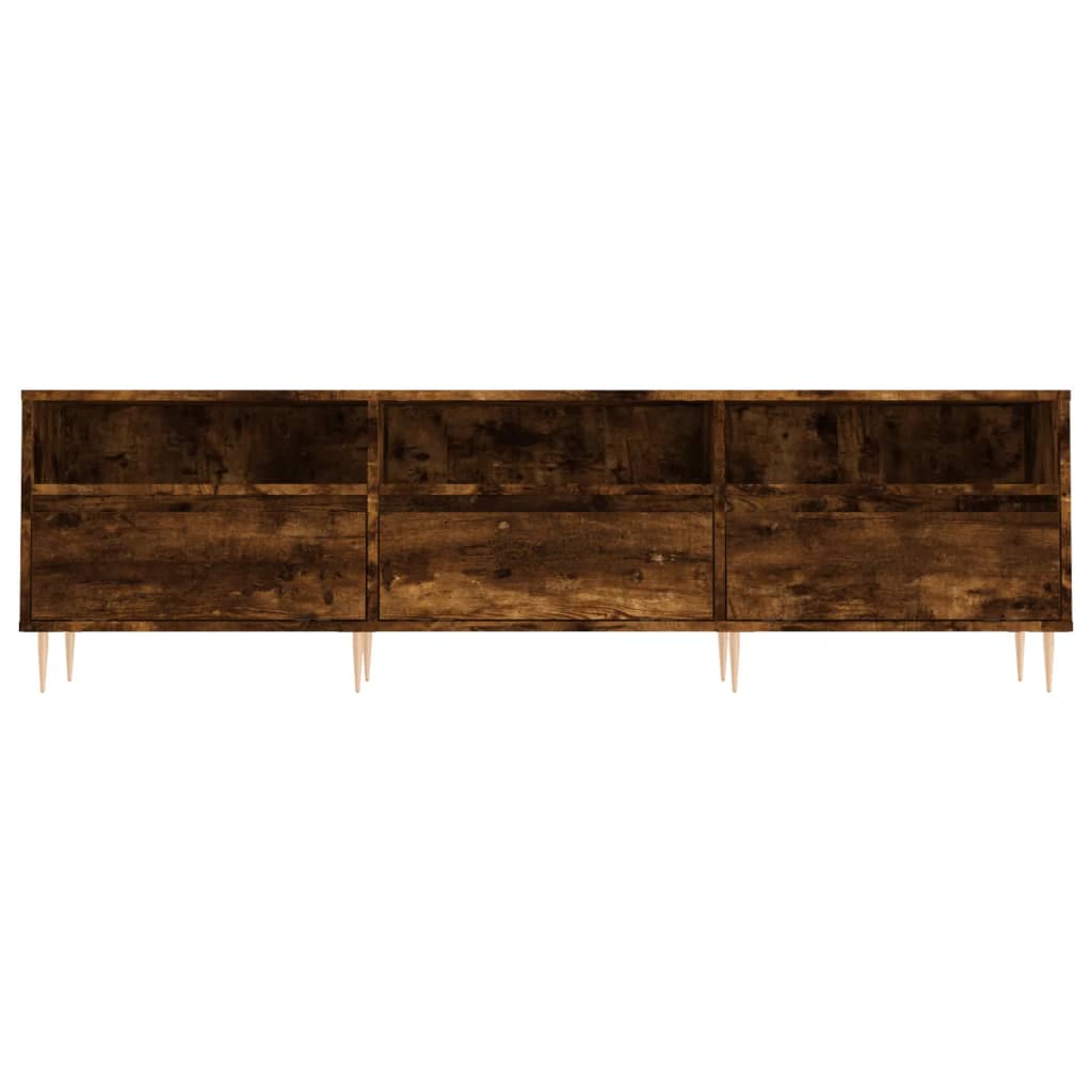 TV cabinet, smoky oak, 150x30x44.5cm, wood