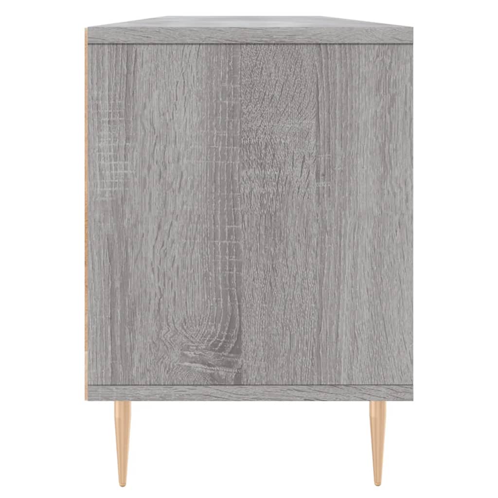 TV cabinet, grey oak, 150x30x44.5cm, wood