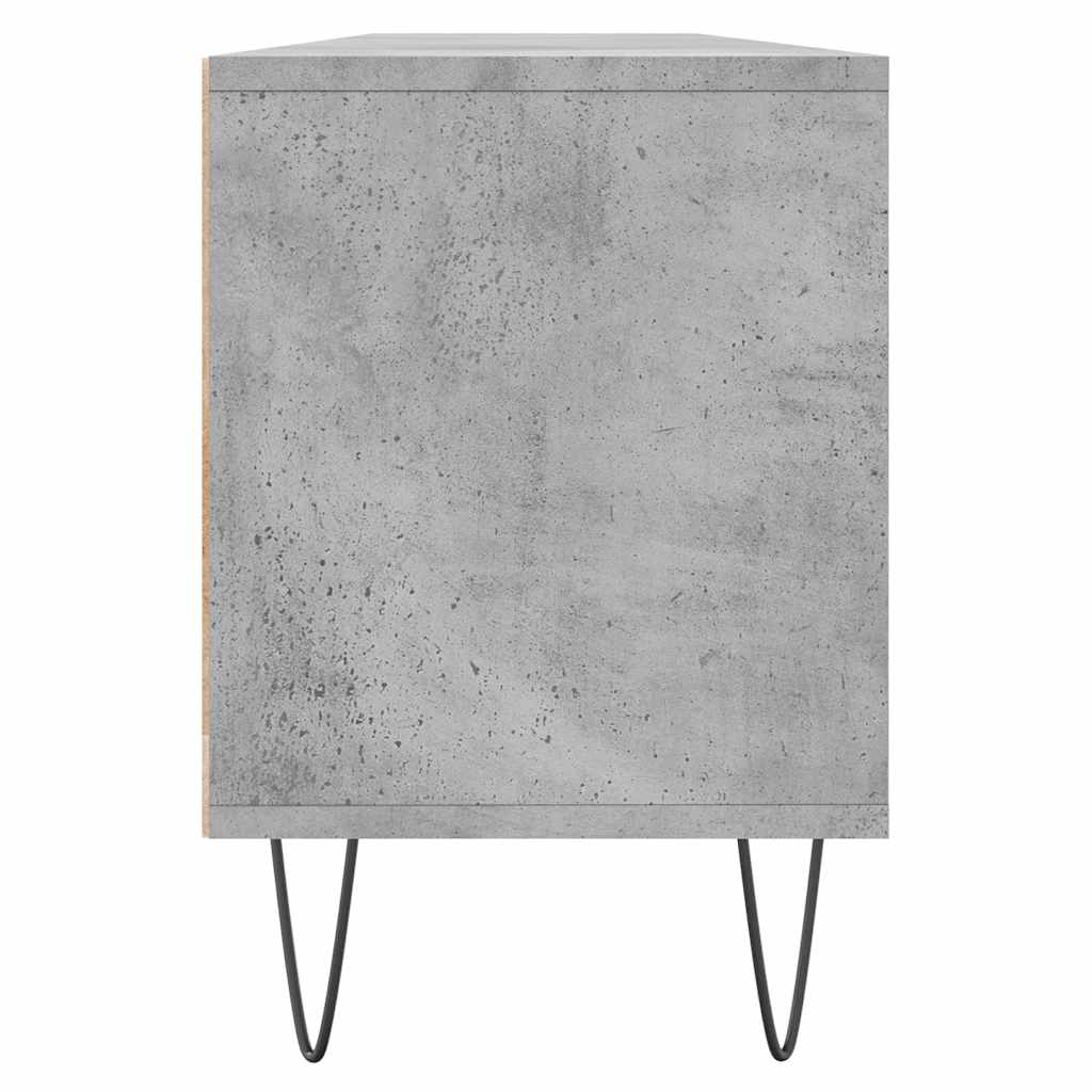 Televizoriaus spintelė, betono pilka, 150x30x44,5cm, mediena