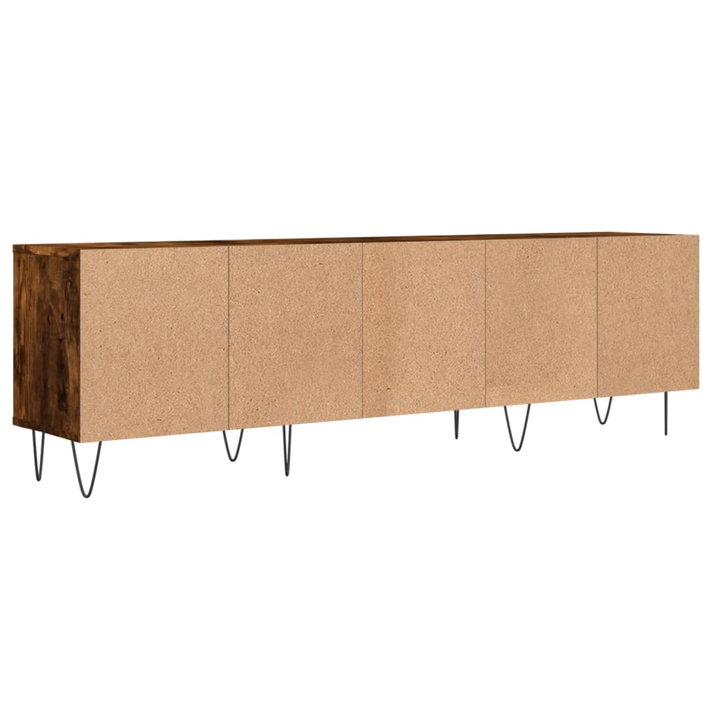 TV cabinet, smoky oak, 150x30x44.5cm, wood