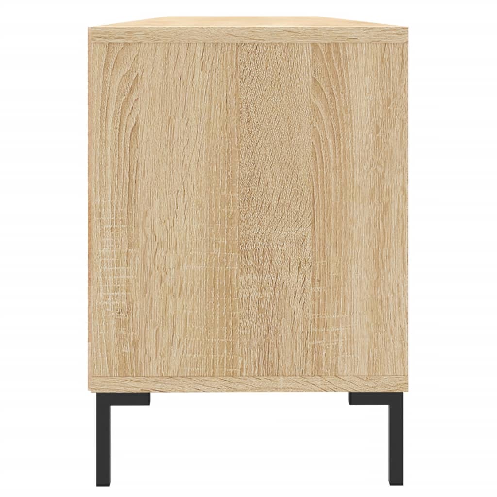 TV cabinet, oak, 150x30x44.5cm, engineered wood
