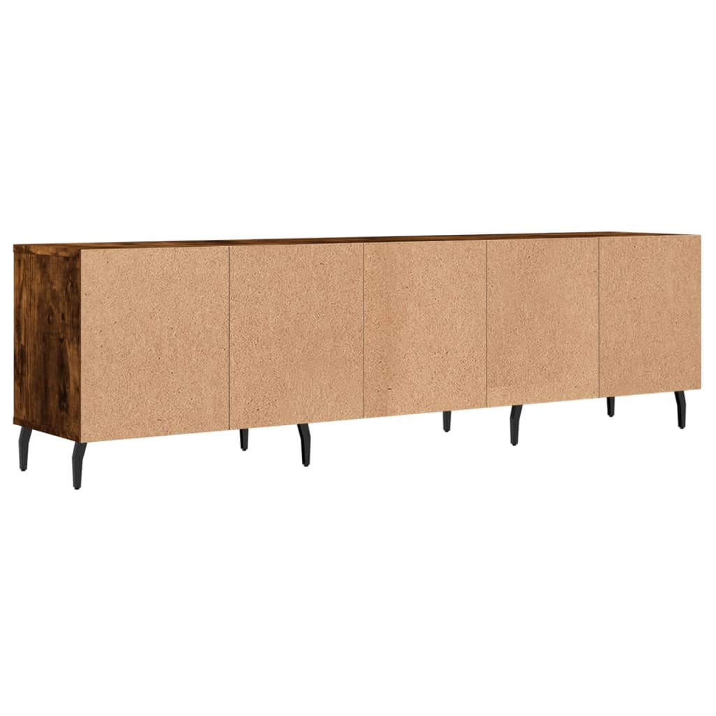 TV cabinet, smoked oak, 150x30x44.5cm, wood