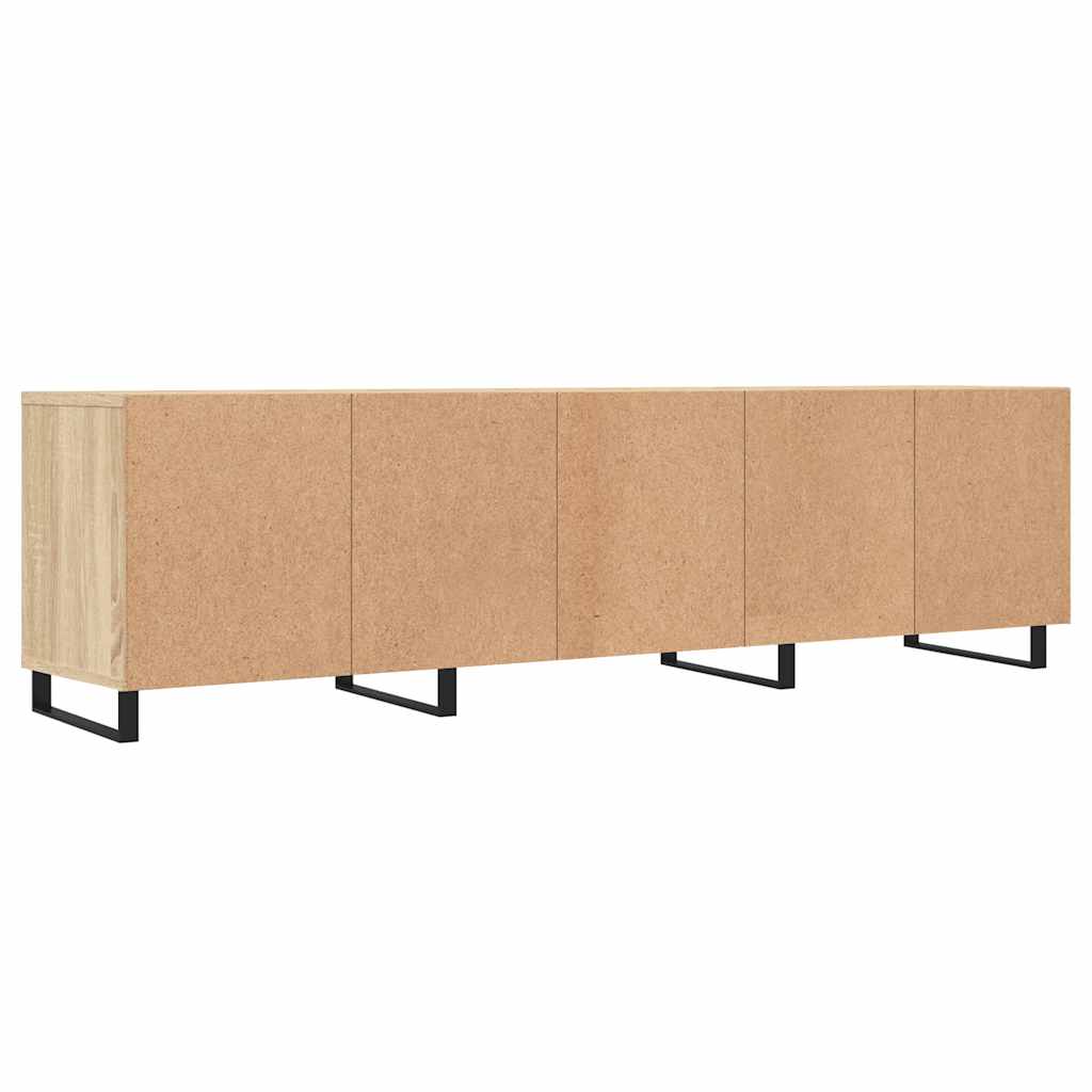 Televizora skapītis, ozols, 150x30x44,5cm, apstrādāta koksne