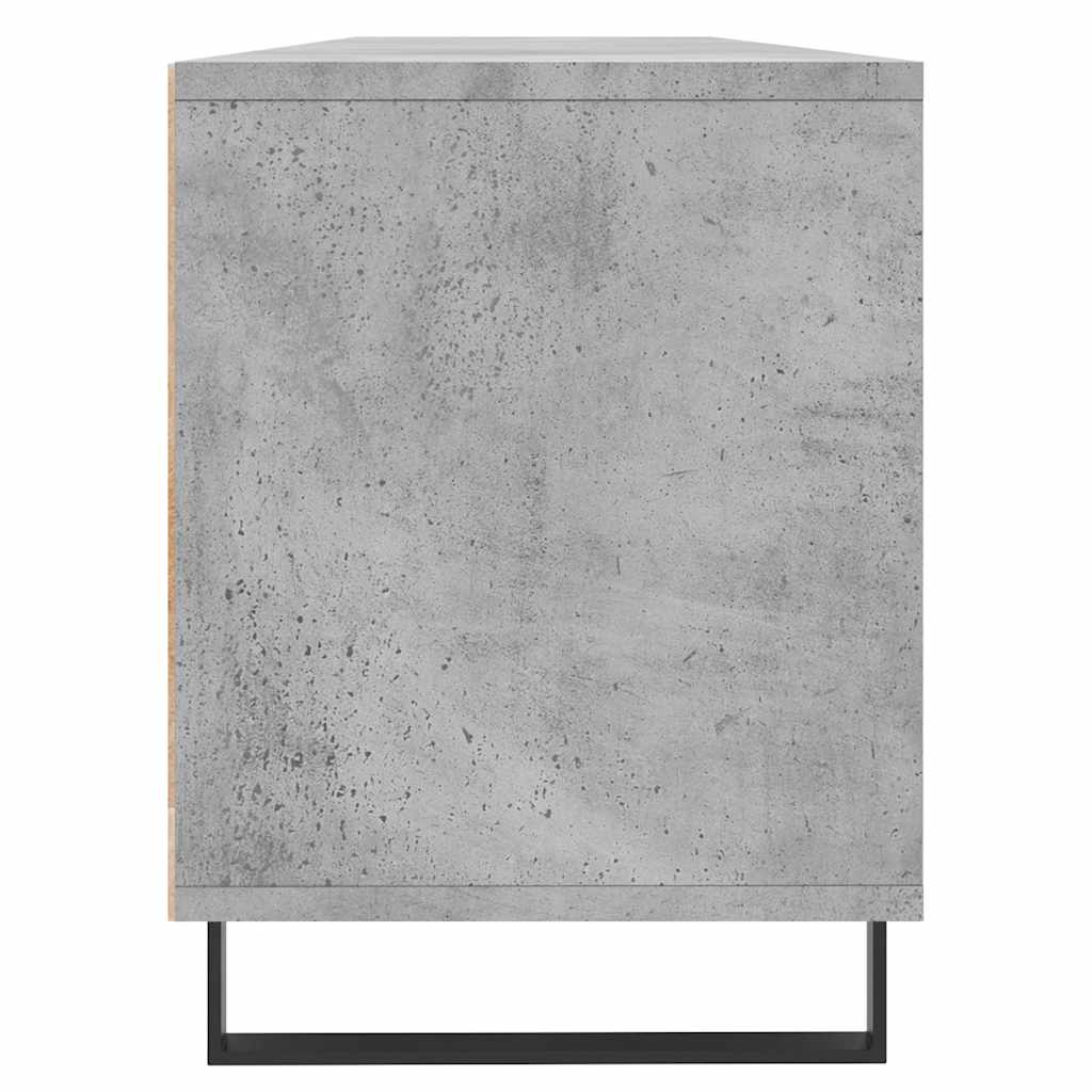 Televizoriaus spintelė, betono pilka, 150x30x44,5cm, mediena