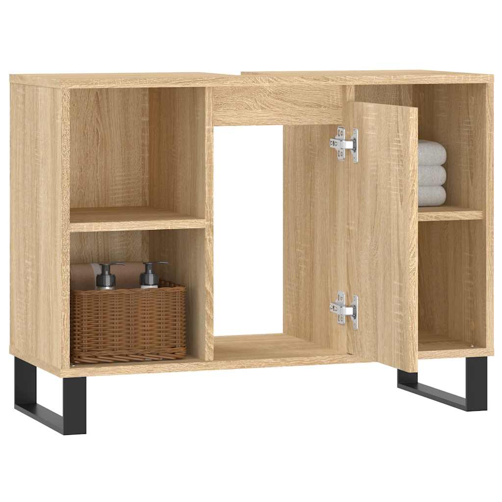 Bathroom cabinet, sonoma oak, 80x33x60cm, wood