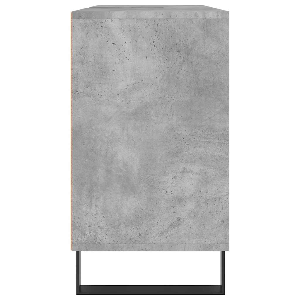 Vannas istabas skapītis, betona pelēks, 80x33x60cm, koks