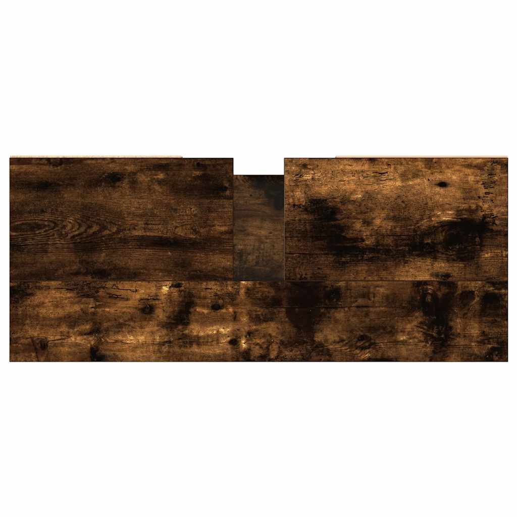 Vonios kambario spintelė, dūminio ąžuolo, 80x33x60cm, mediena