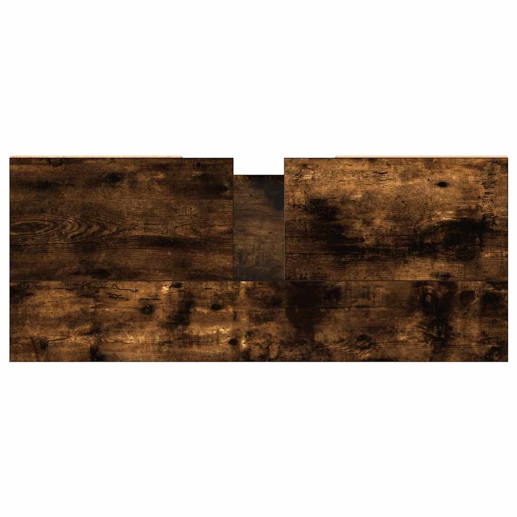 Vonios kambario spintelė, dūminio ąžuolo, 80x33x60cm, mediena