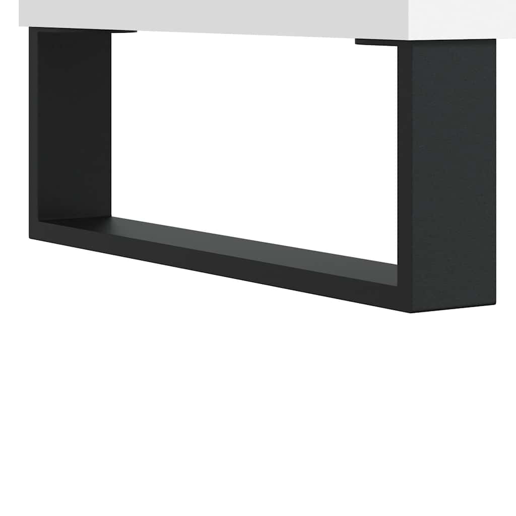 Vannas istabas skapītis, balts, 80x33x60cm, apstrādāta koksne