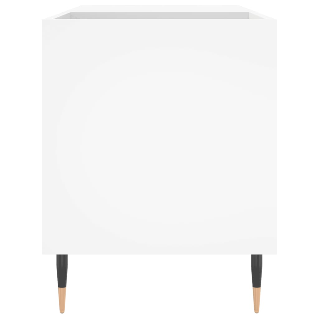 Vinyl record cabinet, white, 85x38x48cm, wood