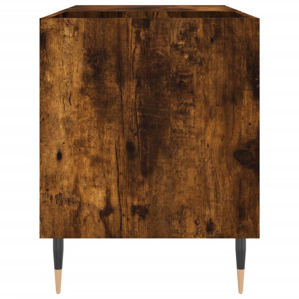 Vinyl record cabinet, smoky, 85x38x48cm, wood