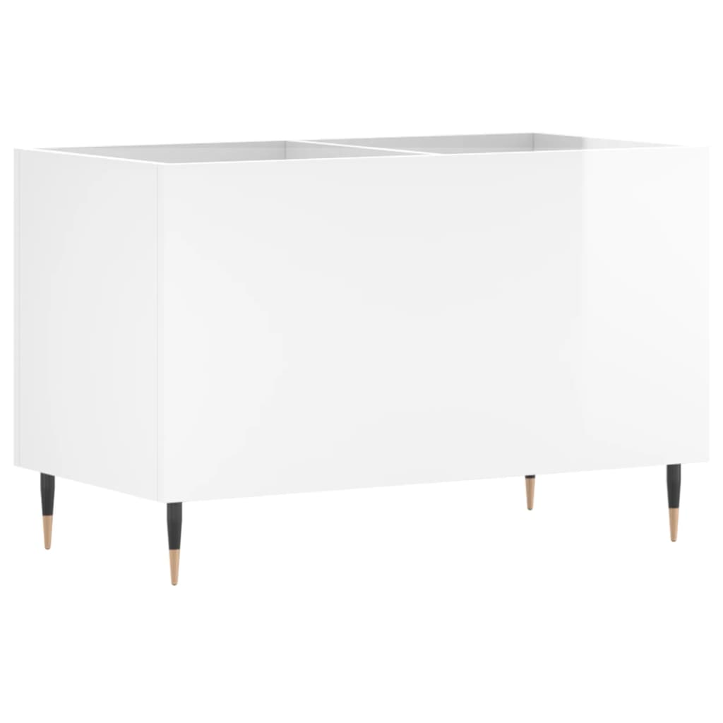 Vinyl record cabinet, white, 74.5x38x48cm, wood