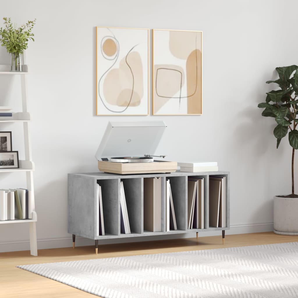 Vinila plašu skapis, betona, 100x38x48cm, koks