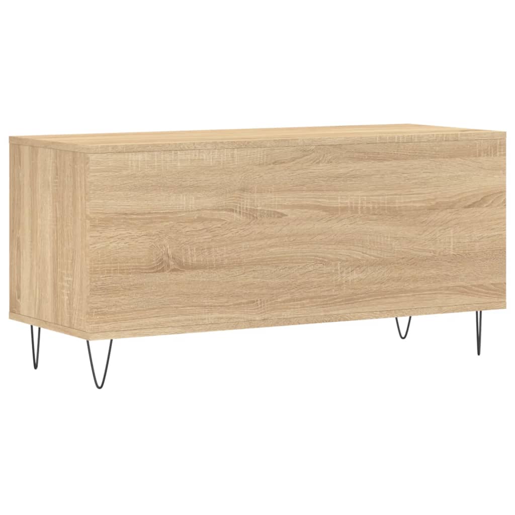 Vinilinių plokštelių spintelė, ąžuolo, 100x38x48cm, mediena
