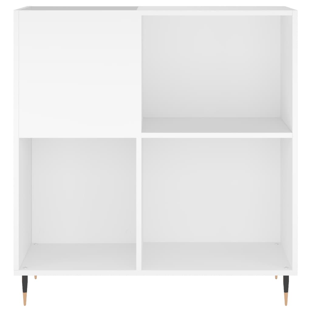 Vinyl record cabinet, white, 84.5x38x89cm, wood